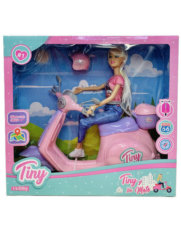 Juguete Muñeca con Moto Art 53903