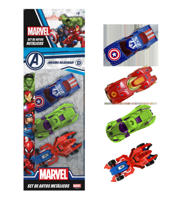 Juguete Autitos Avengers Art 55217