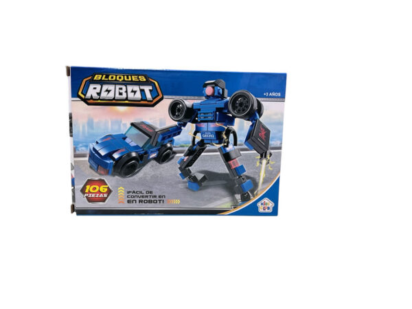 Juguete Bloques Auto Robot Art 54406