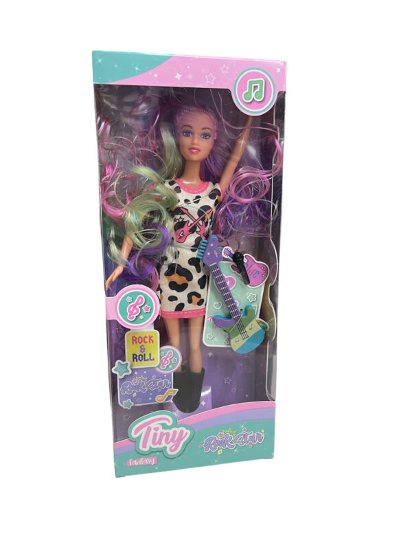 Juguete Muñeca Pelos Colores Art 55227
